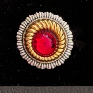 Adjustable Silver and Gold Ring